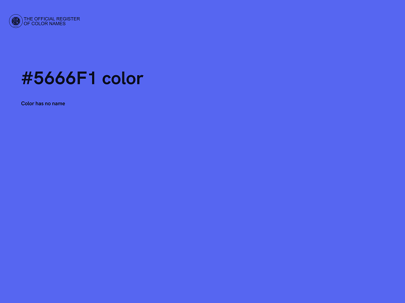 #5666F1 color image