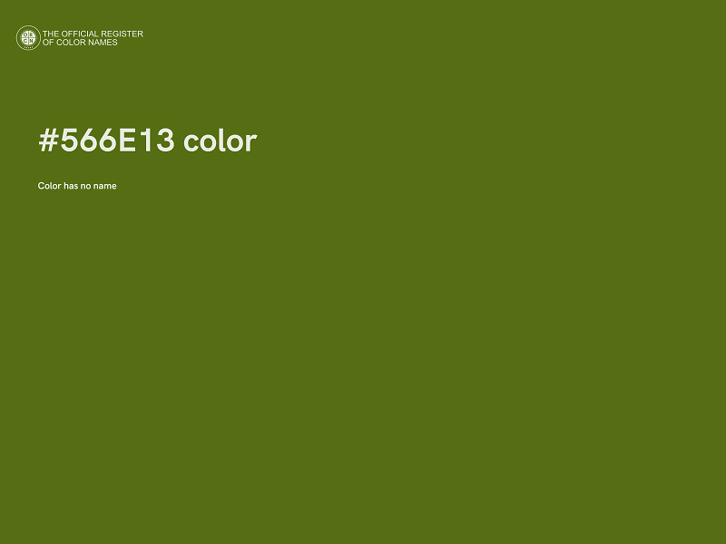 #566E13 color image