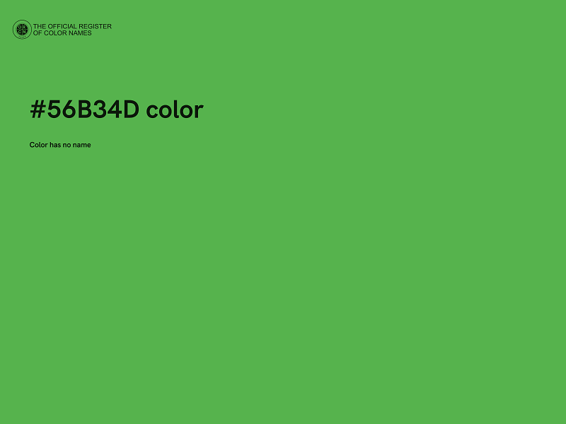 #56B34D color image