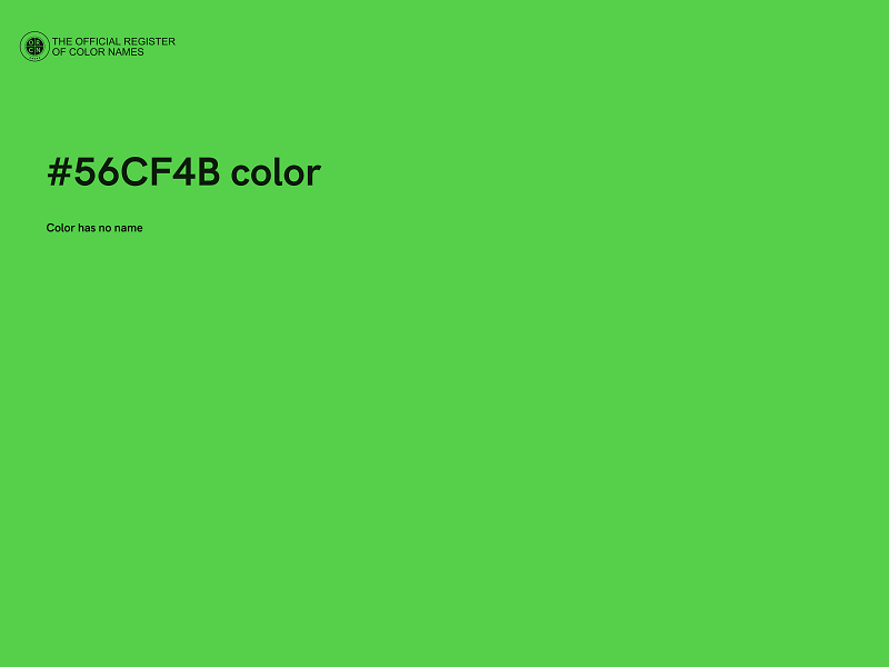 #56CF4B color image