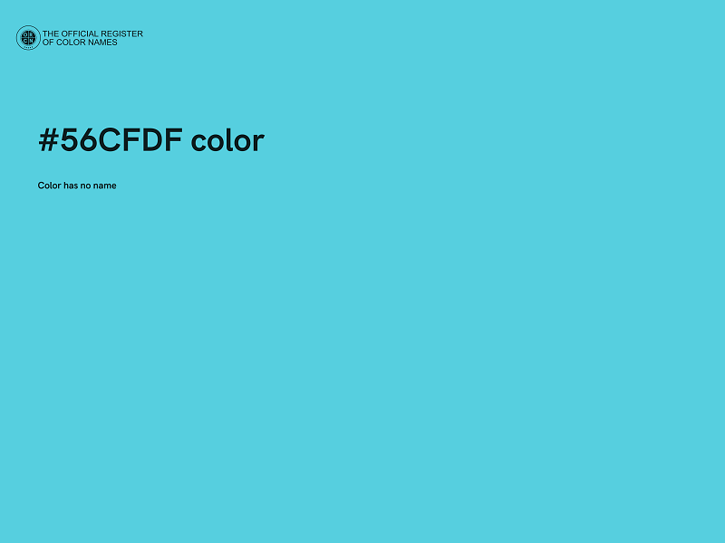 #56CFDF color image