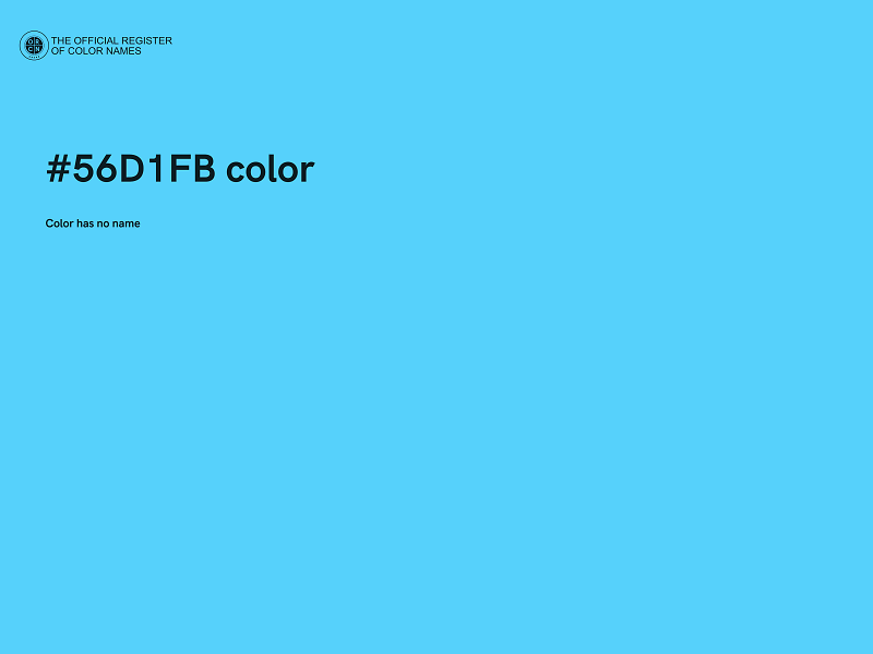 #56D1FB color image