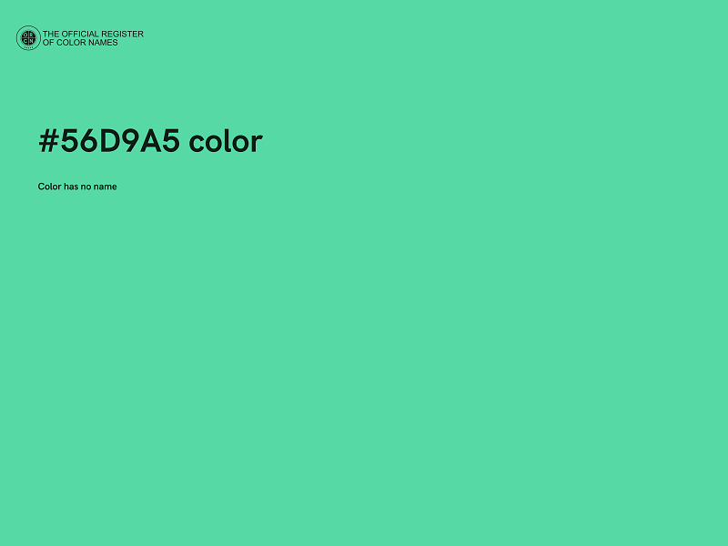 #56D9A5 color image