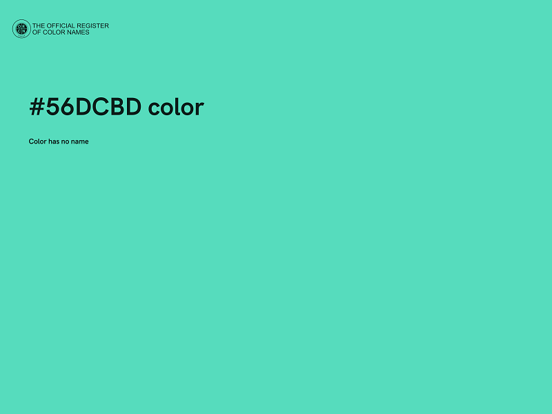 #56DCBD color image