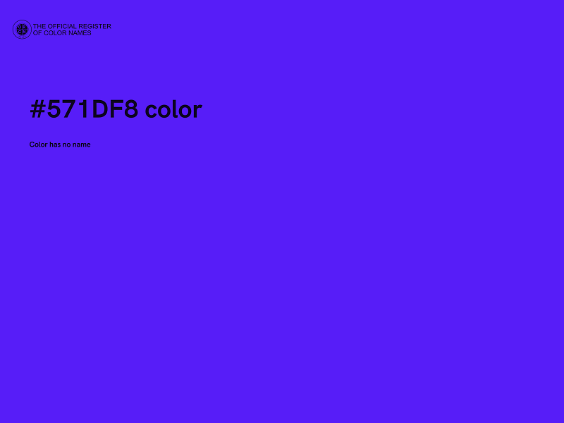 #571DF8 color image