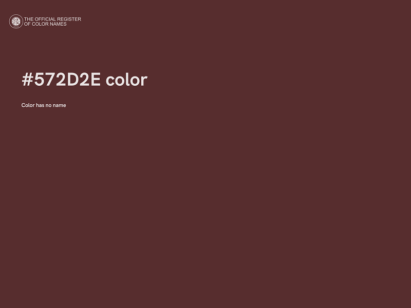 #572D2E color image