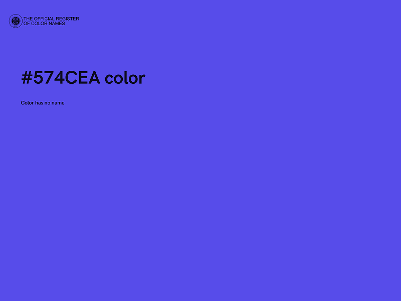 #574CEA color image