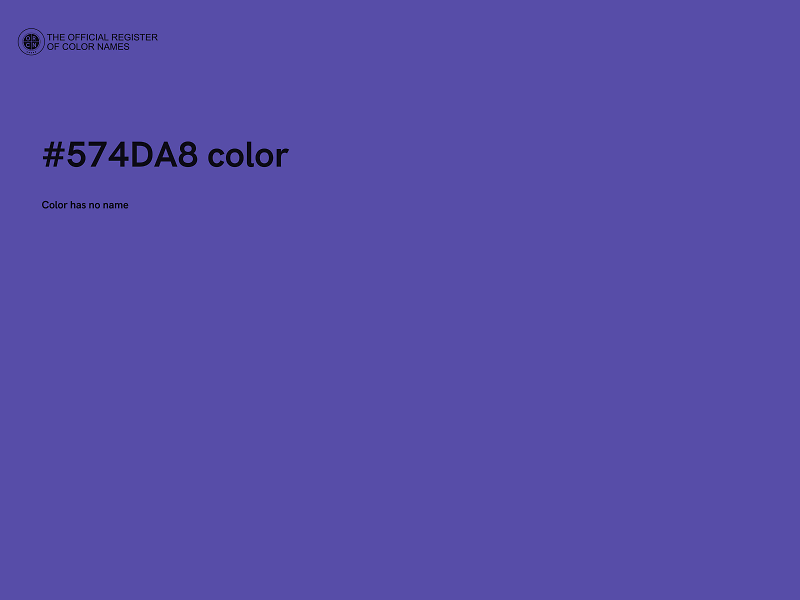 #574DA8 color image