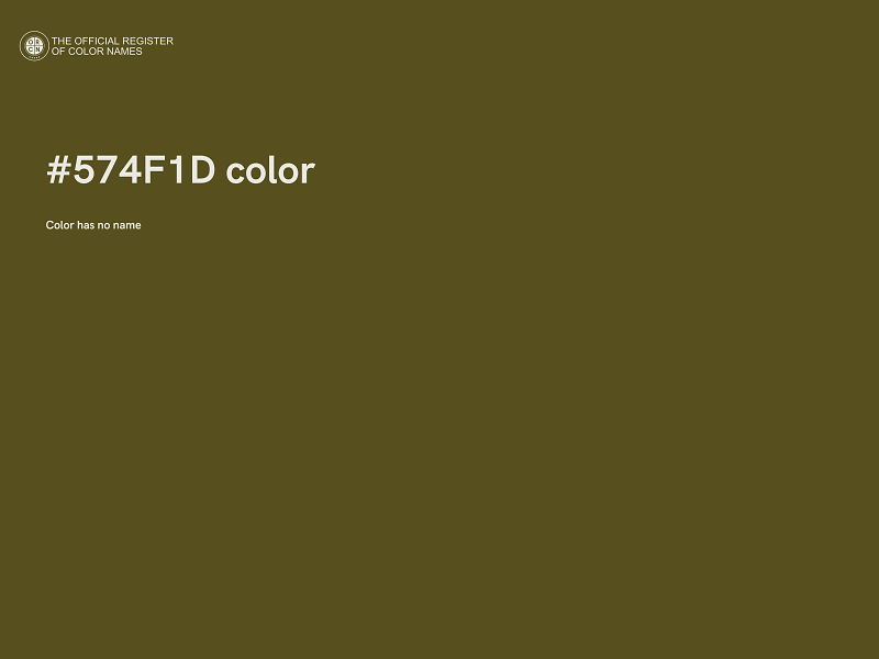 #574F1D color image