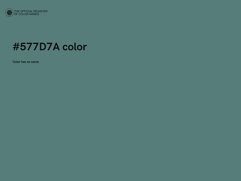 #577D7A color image