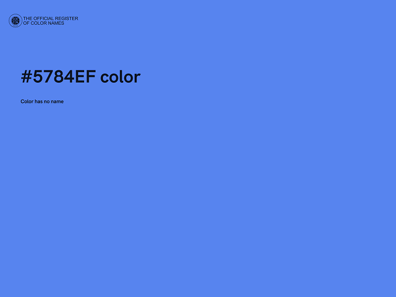 #5784EF color image