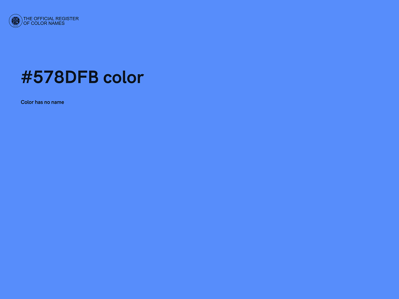 #578DFB color image