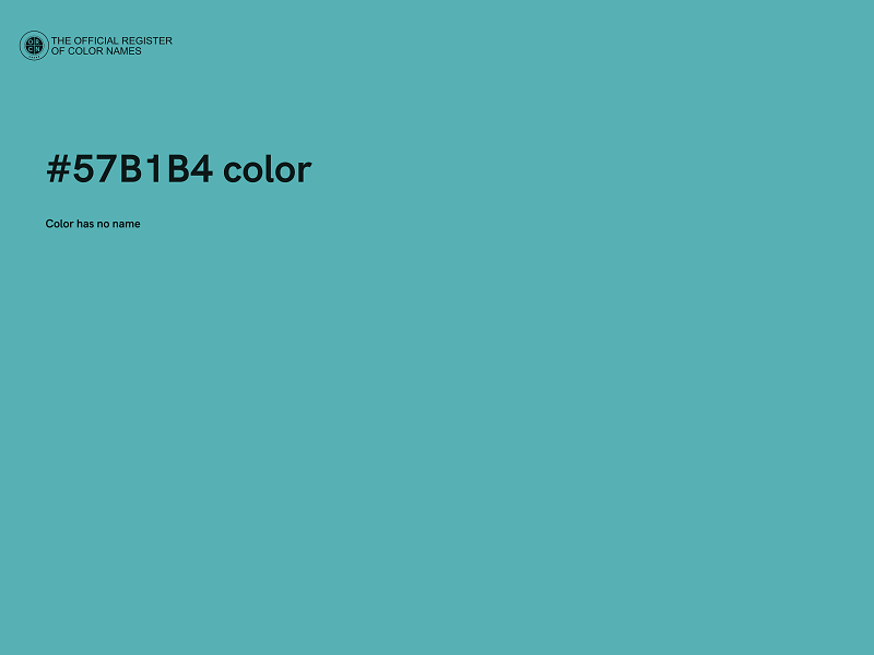 #57B1B4 color image