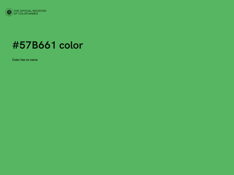 #57B661 color image