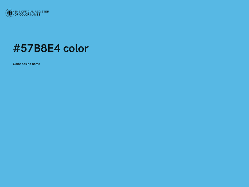 #57B8E4 color image