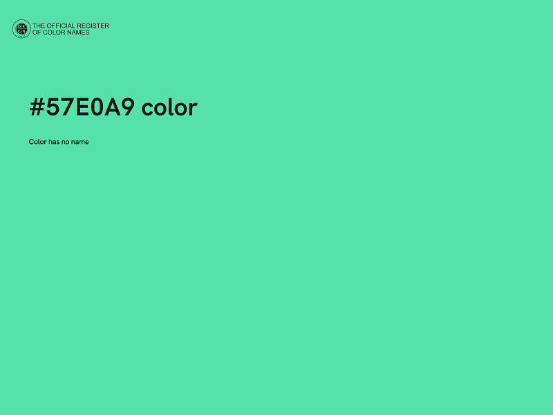 #57E0A9 color image