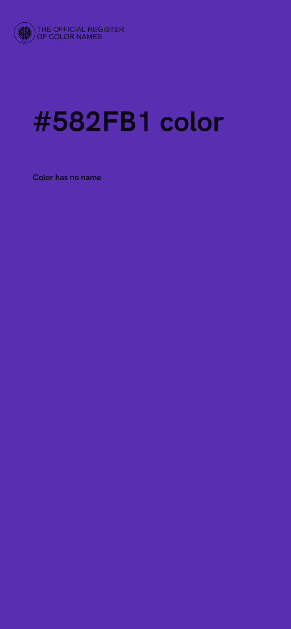 #582FB1 color image