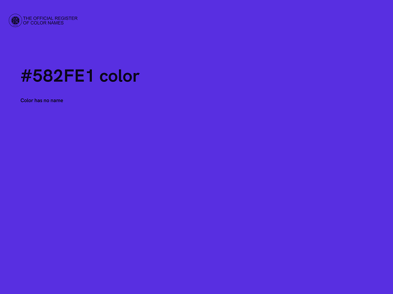 #582FE1 color image