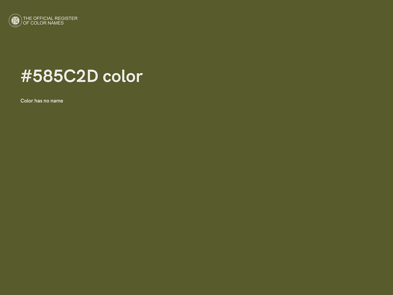 #585C2D color image