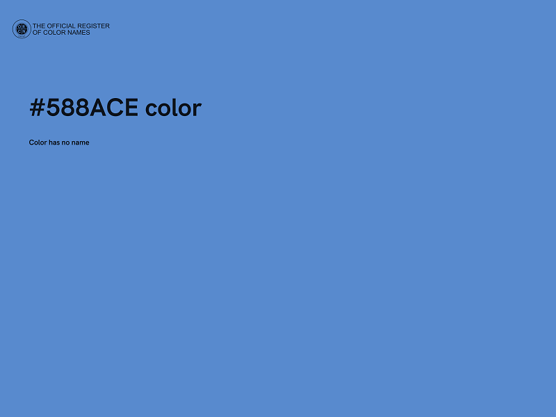 #588ACE color image