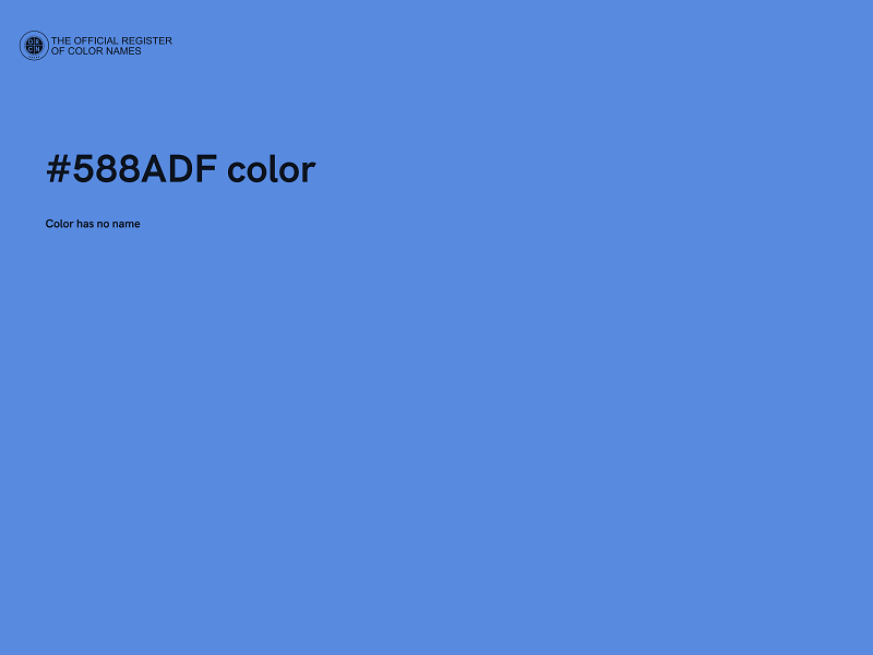 #588ADF color image