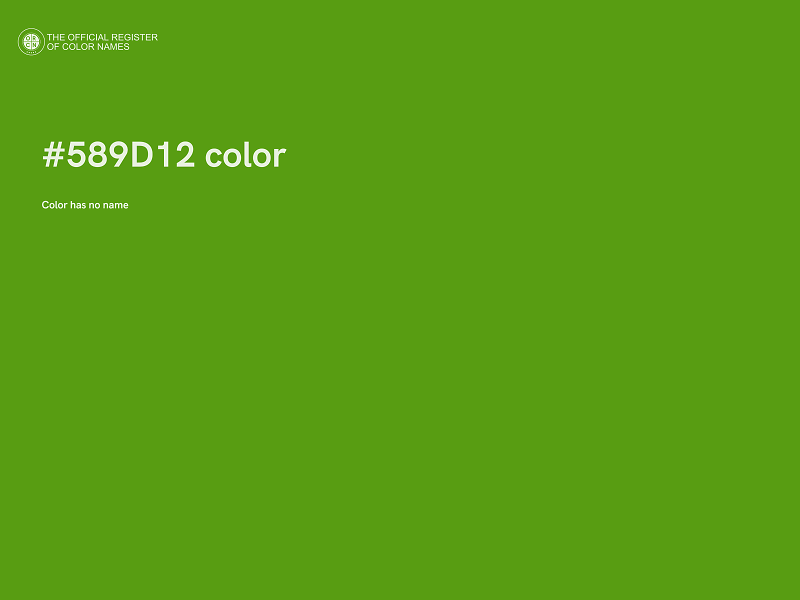 #589D12 color image