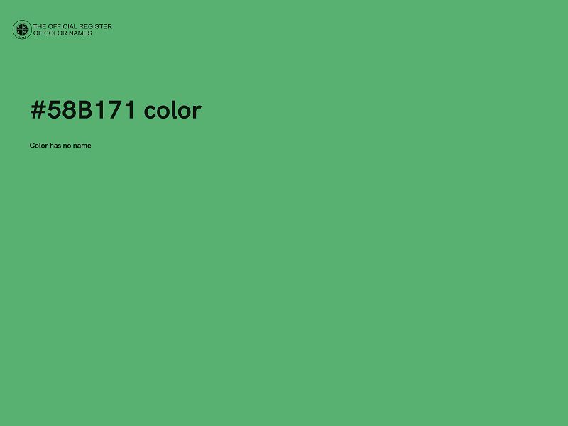 #58B171 color image