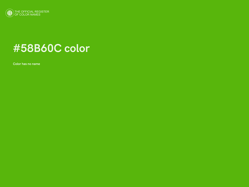 #58B60C color image