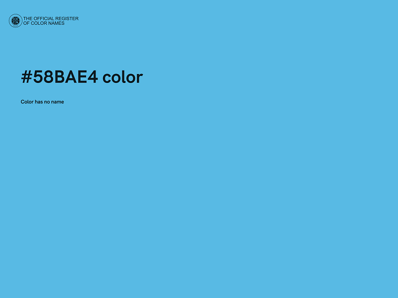 #58BAE4 color image