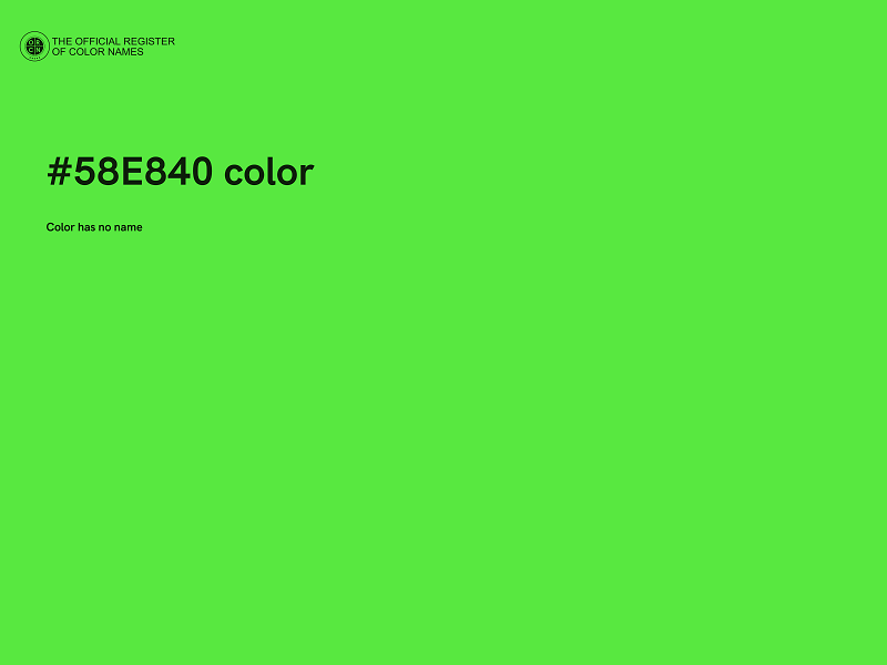 #58E840 color image