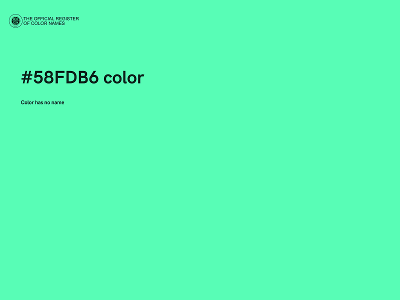 #58FDB6 color image