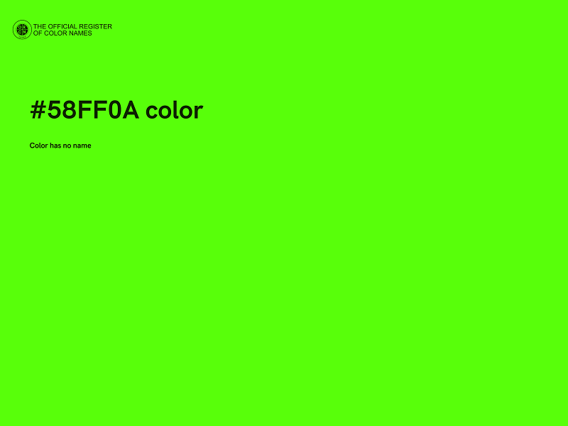 #58FF0A color image