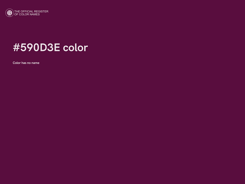 #590D3E color image