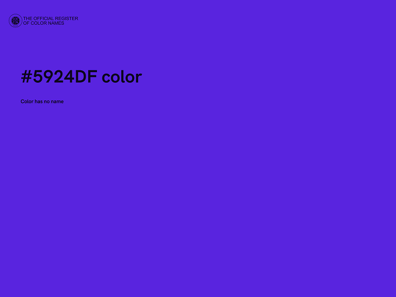 #5924DF color image