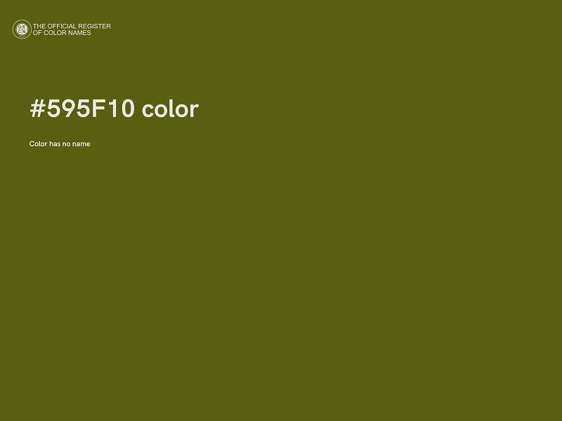 #595F10 color image