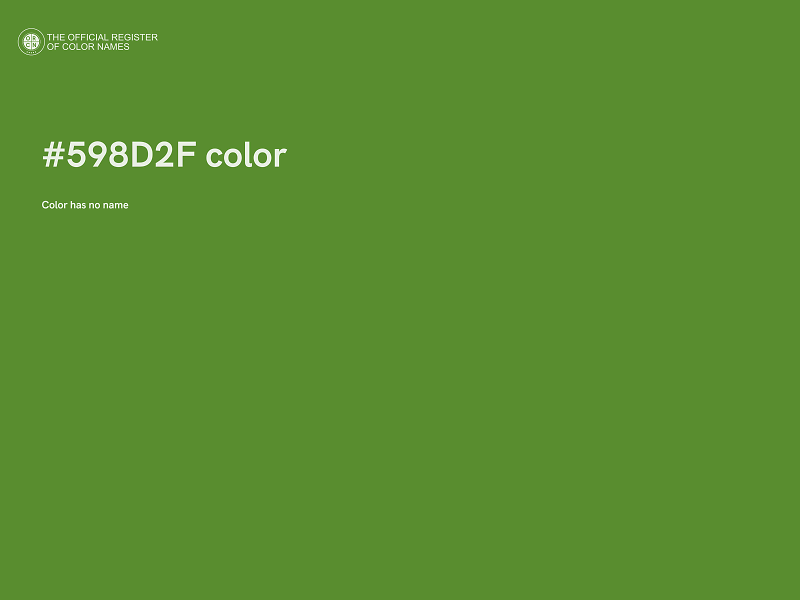 #598D2F color image