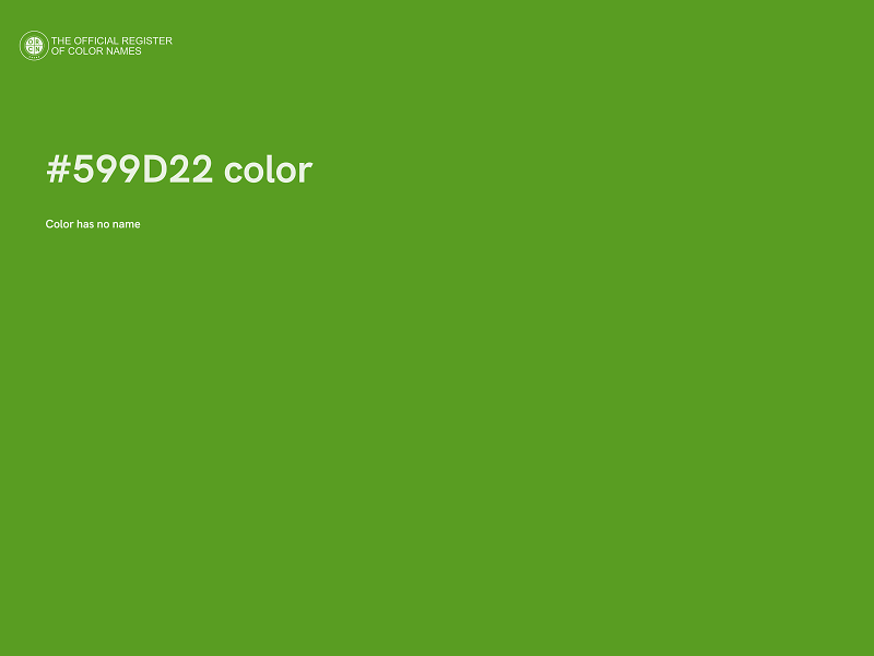 #599D22 color image