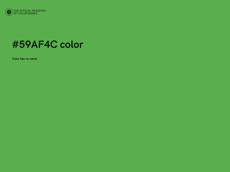 #59AF4C color image