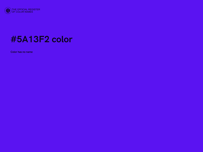 #5A13F2 color image