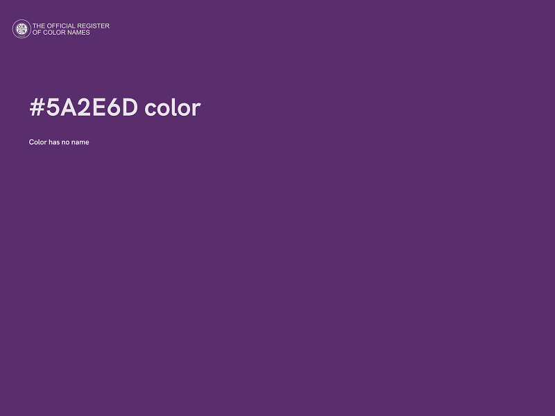 #5A2E6D color image