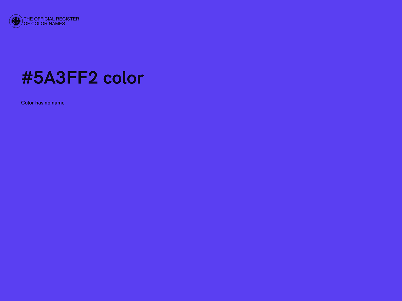 #5A3FF2 color image