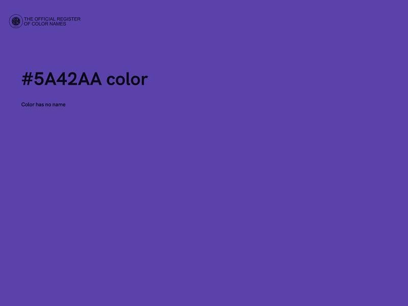 #5A42AA color image