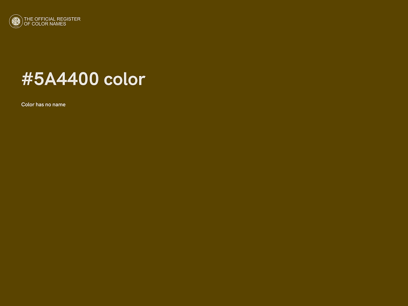 #5A4400 color image