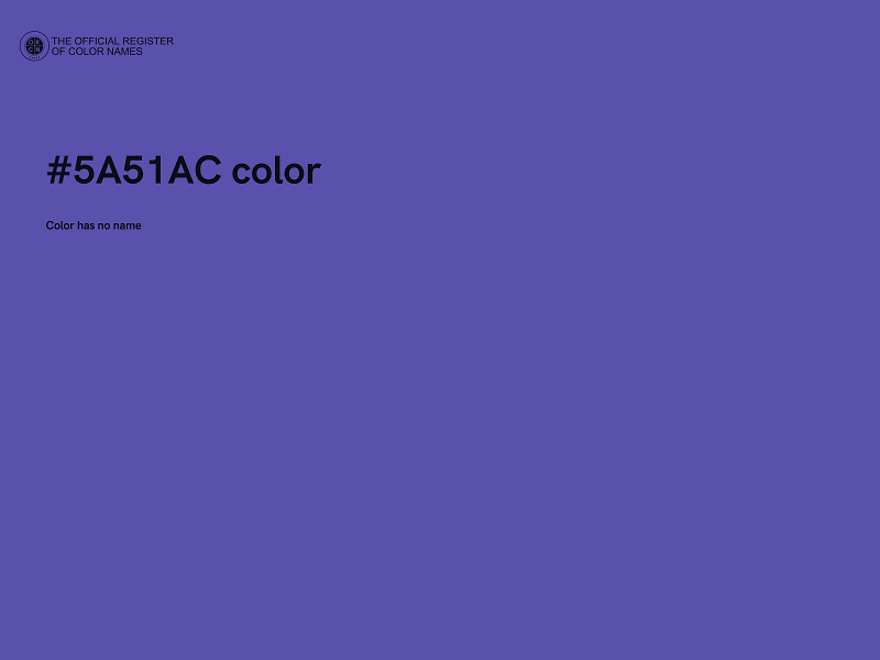 #5A51AC color image