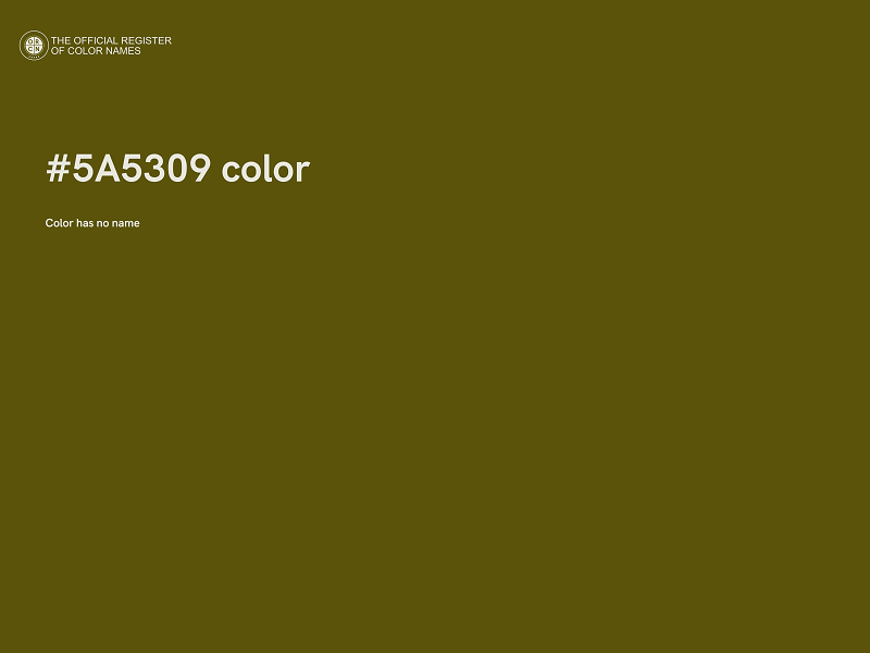 #5A5309 color image