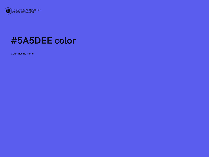 #5A5DEE color image