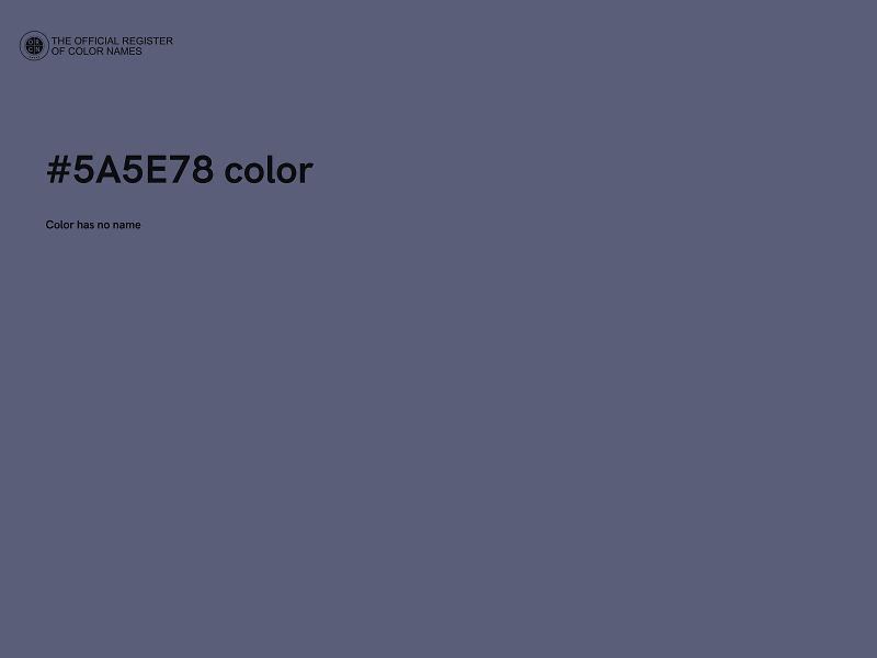 #5A5E78 color image