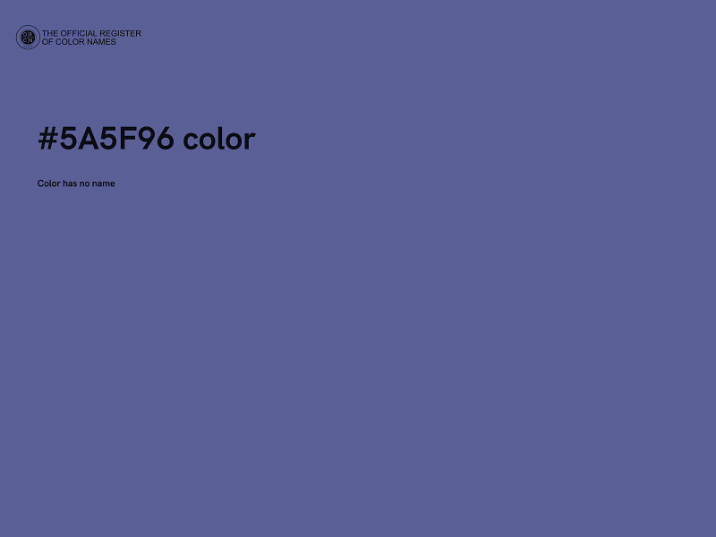 #5A5F96 color image