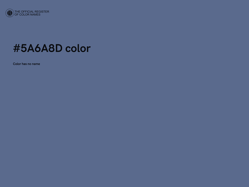 #5A6A8D color image