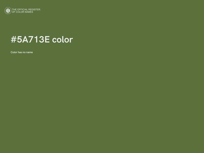 #5A713E color image